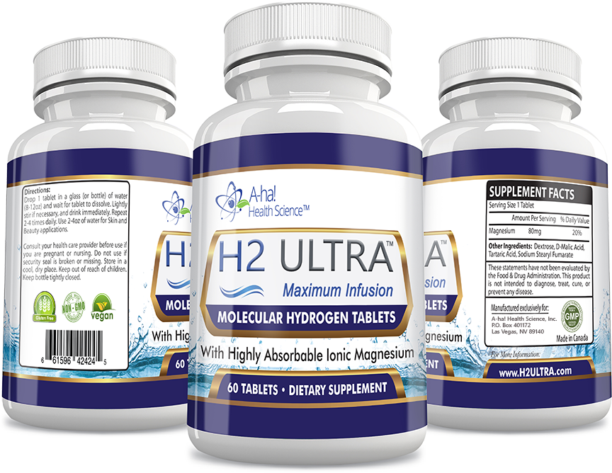 Molecular Hydrogen H2 Tablets- HydroRich Ultimate